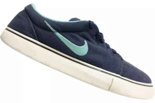 NIKE SB Satire Blue 10 Men Low Canvas Athletic Sneakers