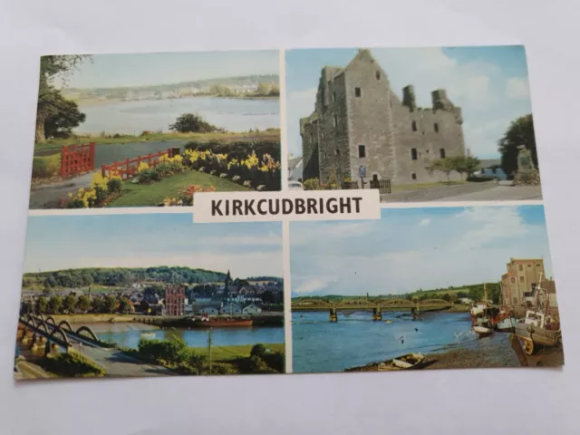 Kirkcudbright Multi-View PC, Posted 1967. Barrhill, Maclellan's Castle.