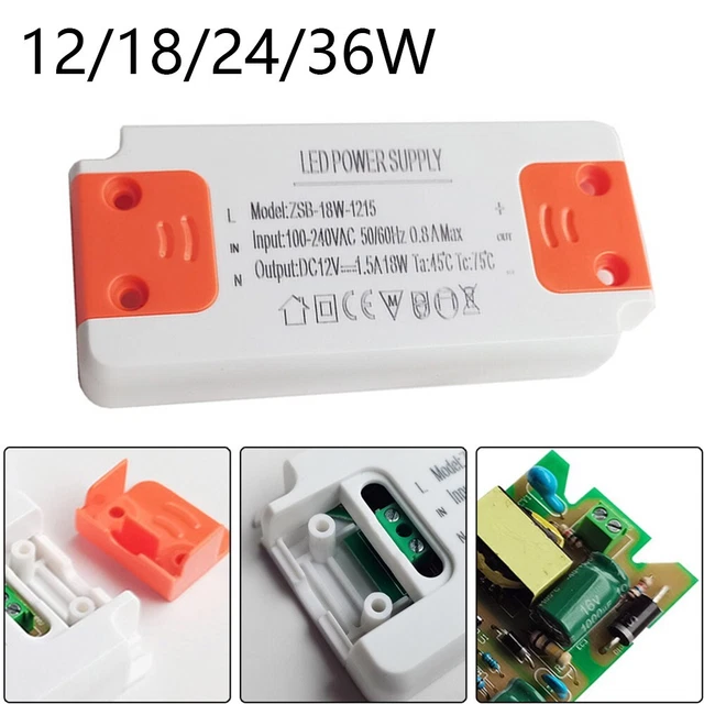 Alimentation 24V 0.5A Pour LED – Adaptateur Secteur Neuf 12W
