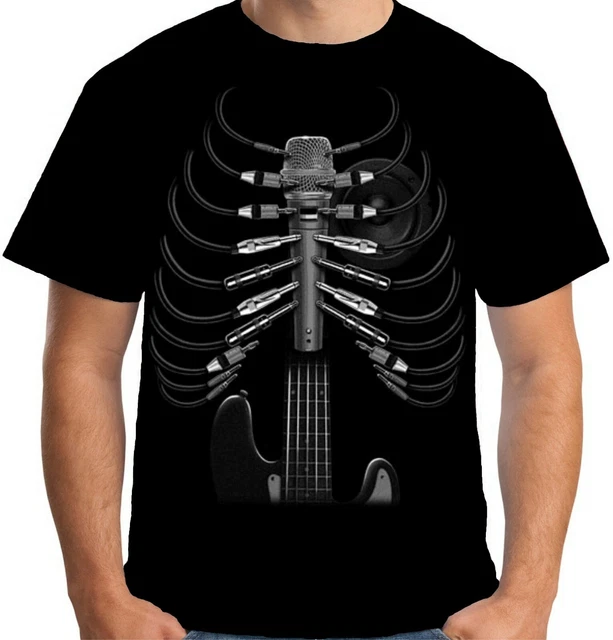 Velocitee Mens T-Shirt Amp Up Music DJ Guitar Rock Band Heavy Metal A15034