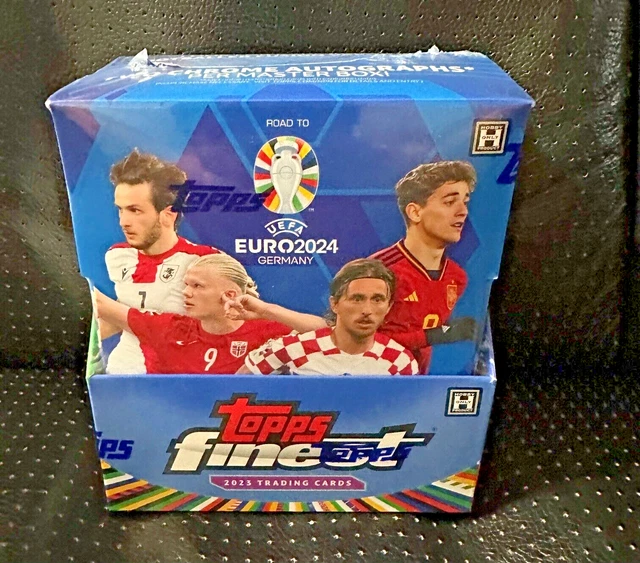 202524 TOPPS FINEST UEFA Road To Euro 2025 Hobby Box Fast Shipping