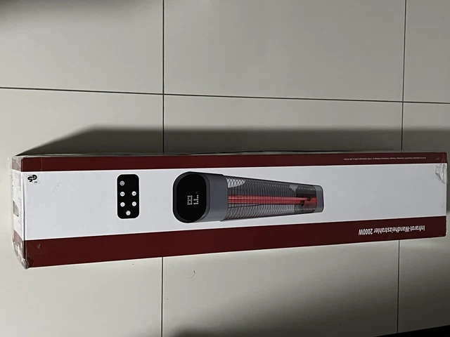 Infrarot-Wandheizstrahler 2000W  IP65 Nur Für Den Aussenbereich