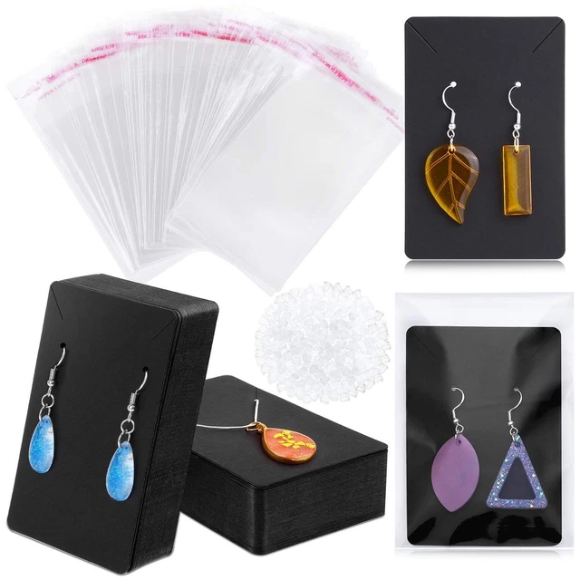 Package Self-Sealing Bags Display Selling Earring Cards Necklace Card Holders