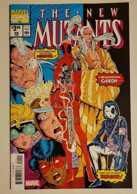 New Mutants 98 Nm Facsimile 2022 Marvel Comics 1St Deadpool