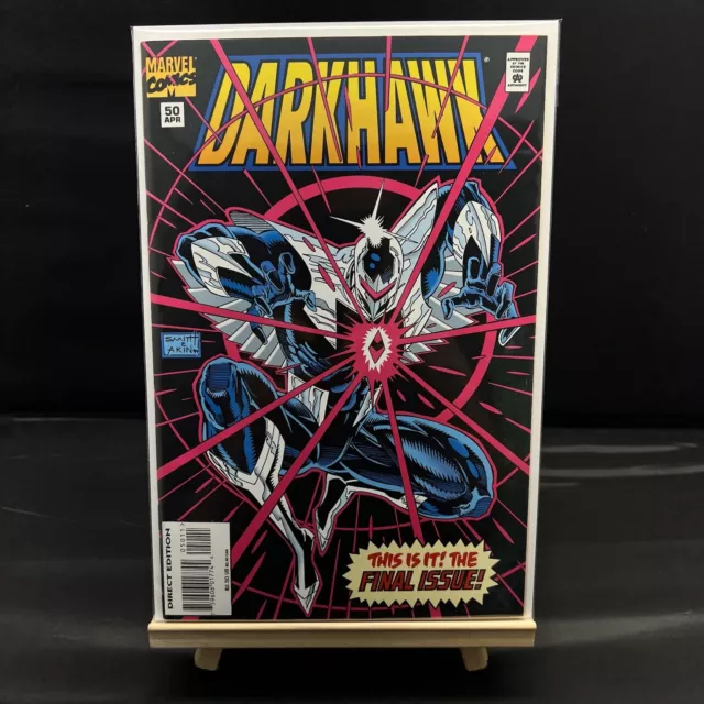 Darkhawk #50 Final Issue Marvel Comics Low Print Run HTF High Grade Comic Book