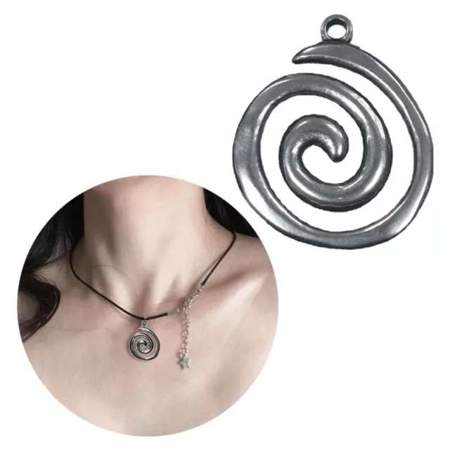 Stainless Steel Charm Round Pendants Charm DIY Necklace Keychain