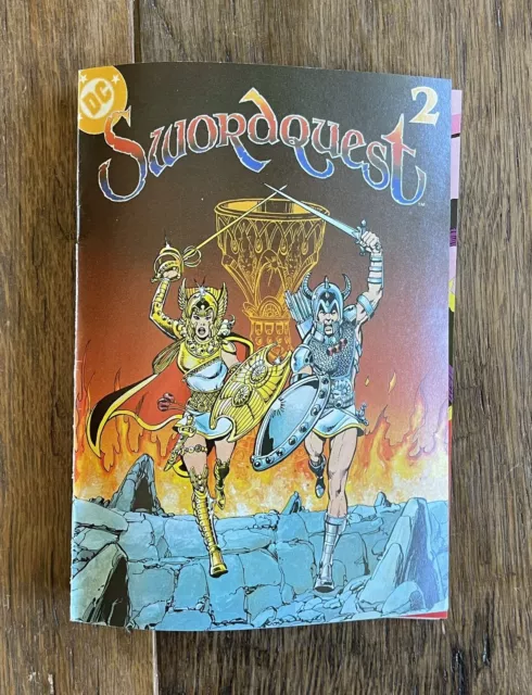 SWORDQUEST #2 ATARI VIDEO GAME PROMO GIVEAWAY DC COMICS 1982 VG+ George Perez