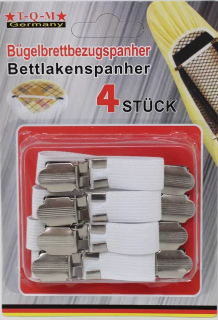 Spannclips Bettlakenspanner Betttuchspanner Lakenspanner Bügelbrettbezugspanner