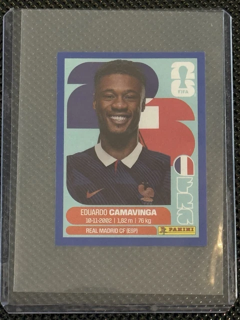 PANINI FIFA WORLD Cup 2026 Eduardo Camavinga FRA 10 Sticker Player panini-fifa-world-cup-2026-eduardo-camavinga-fra-10-sticker-player