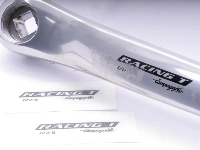 replacement decal crankset, crankarm campagnolo racing t record triple sticker