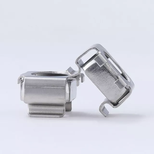 201/304 Stainless Steel Snap-In Nuts M4 M5 M6 M8 Zinc Plated Floating Nuts