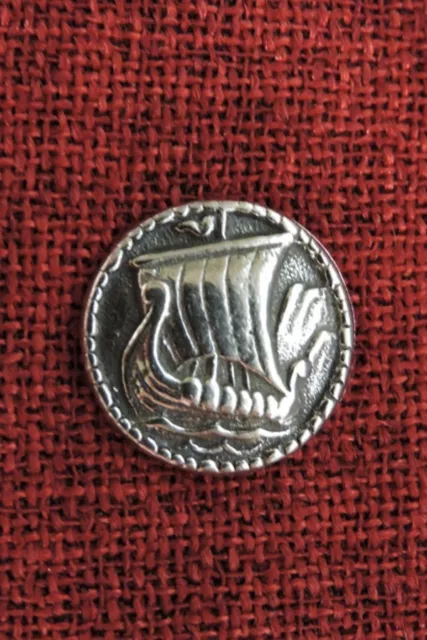 Viking Ship Brooch/Pin Norse Longship Iona Celtic Thor Drakkar Medieval Pewter 2