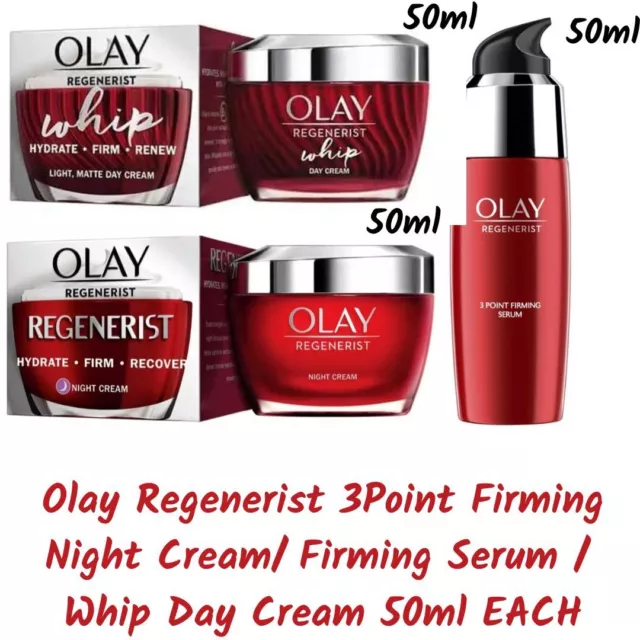 Olay Regenerist 3Point Firming Day Cream/ Night Cream 50ml/ Firming Serum 50ml