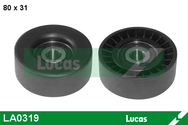 Galet d'accessoire LUCAS LA0319 pour CLASSE C, CLASSE E, 124 COUPE, , SLK, CLK