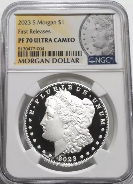 2023-S Morgan Silver Dollar NGC PF 70 Ultra Cameo First Releases   (882)