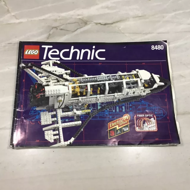 LEGO Instruction Manual Only Technic Space Shuttle Submarine 8480 1996 Vintage
