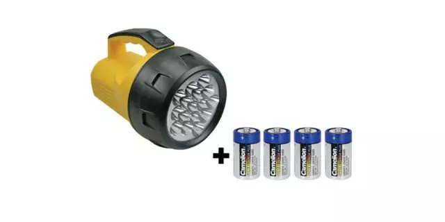 Perel LED-HANDSCHEINWERFER - 16 LEDs - 4 x D-BATTERIE