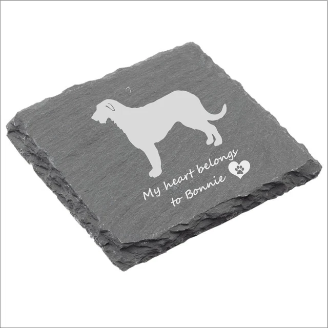 Irish wolfhound coaster set of 4