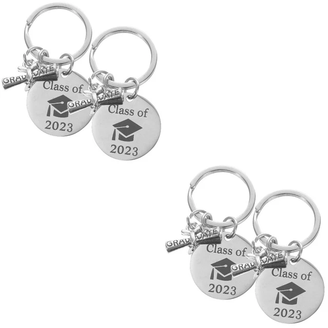 4 PCS Graduation Key Chain 2023 Graduation Keychain Gift Gift Backpack Ornement