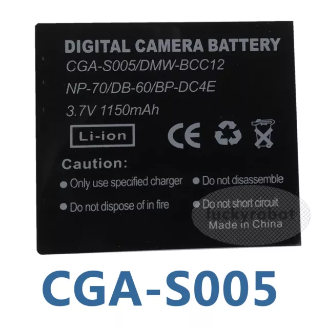Replacement Battery for Ricoh DB-60 DB-65 Ricoh GR G600 G700 G700SE G800 GX200