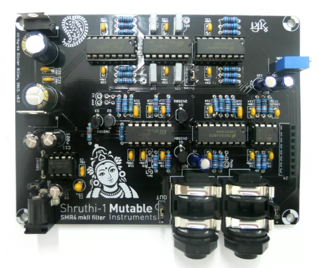 Carte filtre SMR4-MKII pour synthétiseur Shruthi-1 de Mutable Instruments