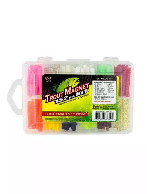 LELAND THE ORIGINAL Lure Trout Magnet Kit 152 Piece Assorted 87699