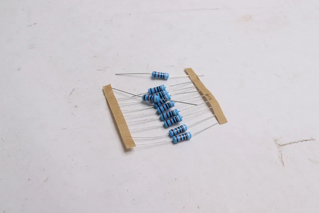 (10-Pk) Metal Film Resistor 1/4 W 1%  91K Ohm 83-1121