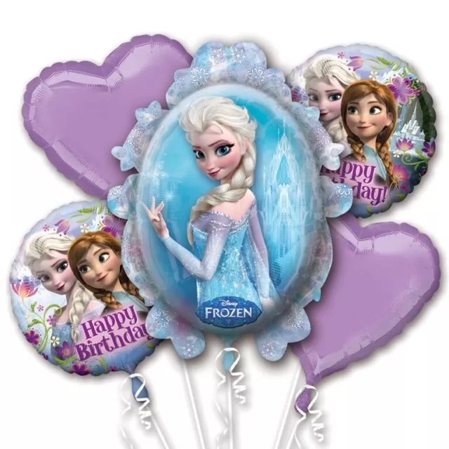 Frozen Party Balloons - Frozen Birthday Balloons - Anna, Elsa, Kristoff and Olaf