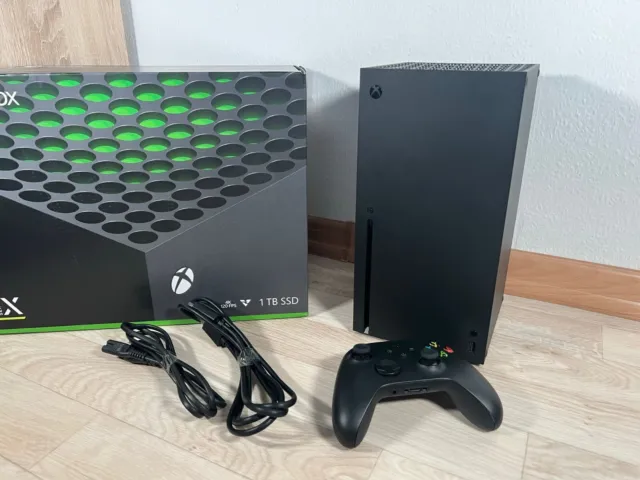 Microsoft Xbox Series X 1TB Spielekonsole Schwarz Controller vom Händler