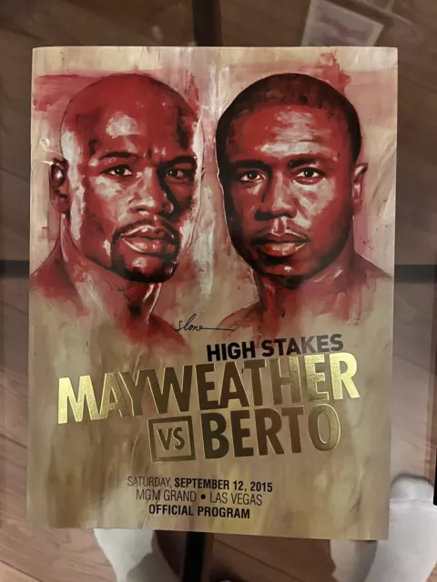 Floyd Mayweather V Andre Berto Official Fight Programme