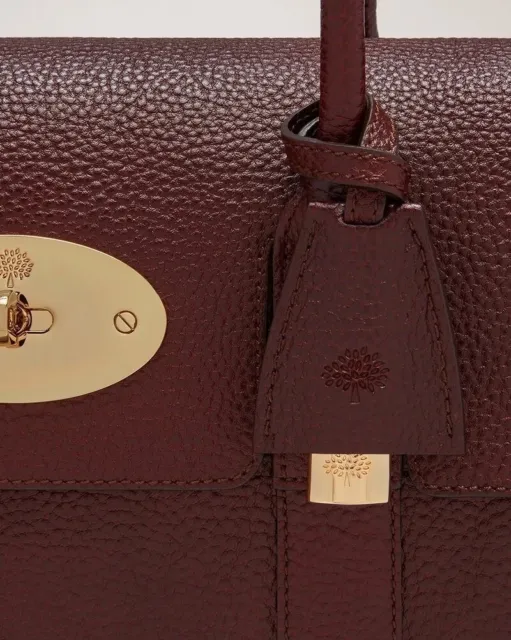 Mulberry 'Bayswater' Oxblood Classic Grain Twin Handle Tote Bag $1450 - BNWT 3