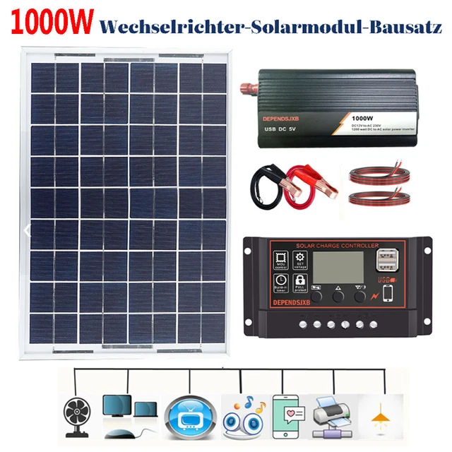 100W 300W 200W 400W Wohnmobil Set Solarmodul Solarpanel Mit