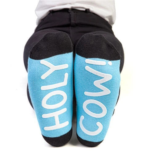 COW Feet Speak Socks