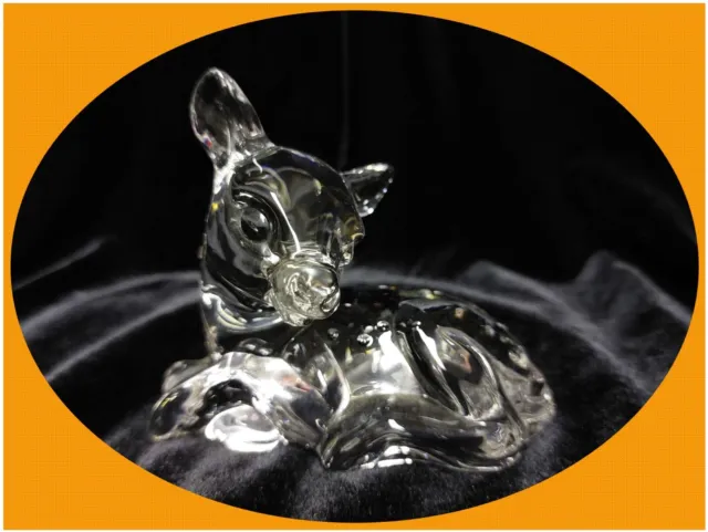 NACHTMANN Princess House Pets Reh Kitz Bleikristall Kristall Glas Figur wie NEU