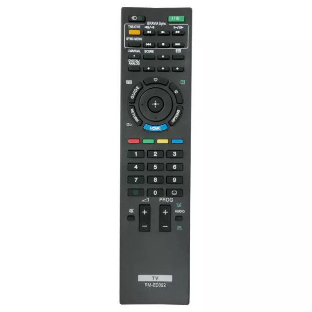 RM-ED022 mando a distancia de sustituci¨®n Remote Control para Sony Bravia LCDTV