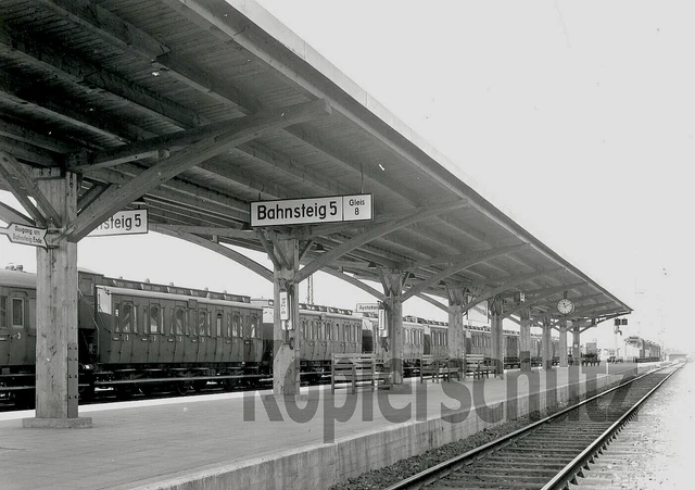 PE Eisenbahn Foto - Augsburg Hbf, um 1940