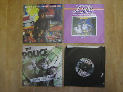 7 INCH VINYL RECORDS MIXED GENRES JOB LOT music record vintage retro police paul