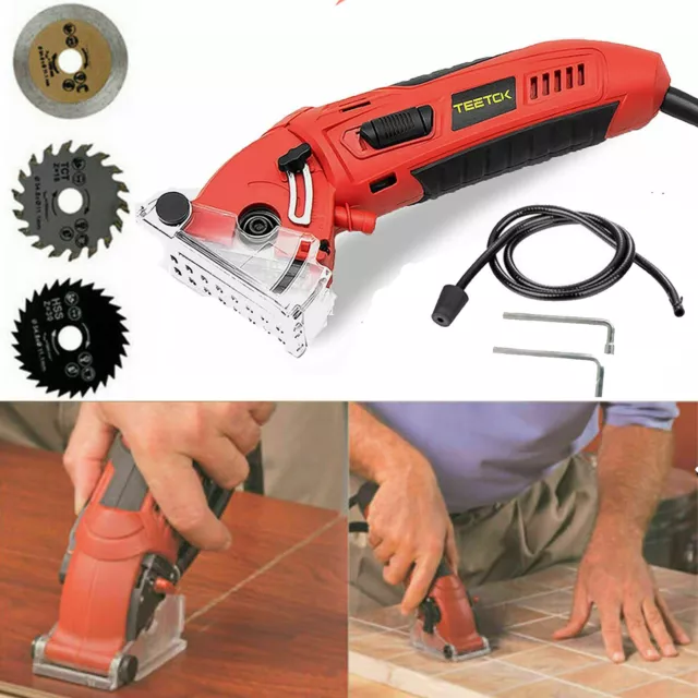 400W Portable Electric Corded Multifunctional Mini Circular Saw Cutting Tool Set