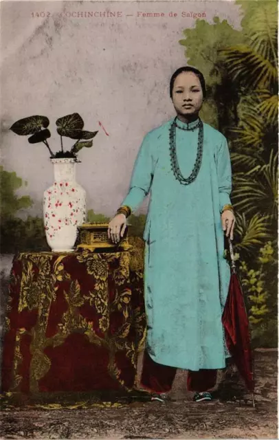 CPA AK COCHINCHINE - Femme de SAIGON VIETNAM (715322)
