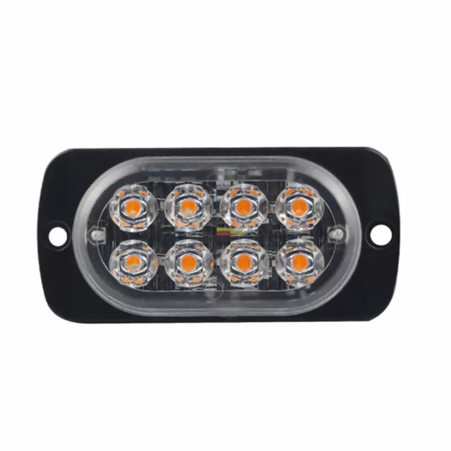 8 LED Car Truck Emergency Light Flashing Strobe Side Indicator Warning Lamp