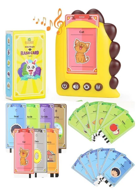TALKING FLASH CARDS Early Learning Toy 2-6 Toddler Child 150 Cards ...