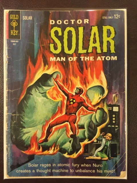 Gold Key Comic Doctor Solar Man of the Atom July 1964 #8 Bag/Board