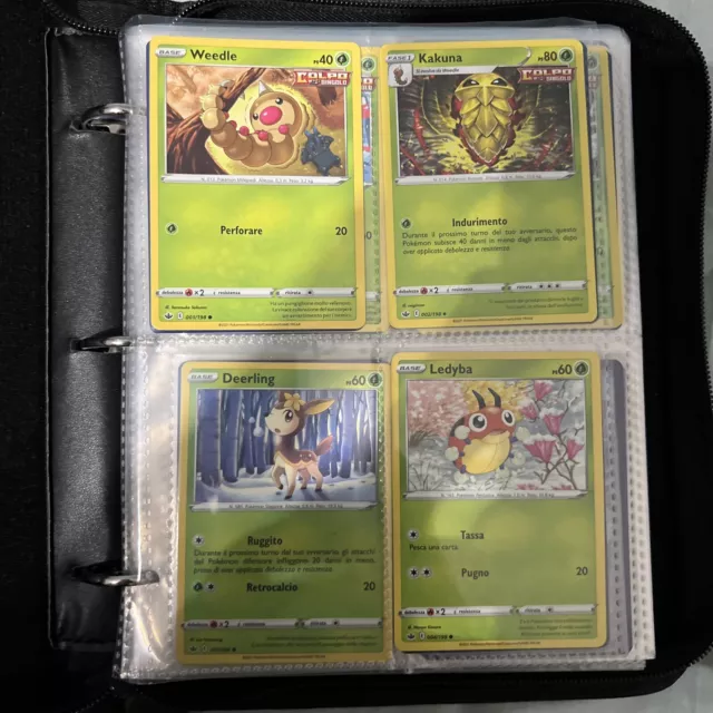 Lotto Carte Pokemon ITA Spada e Scudo Regno Glaciale Rare Holo V/ Vmax