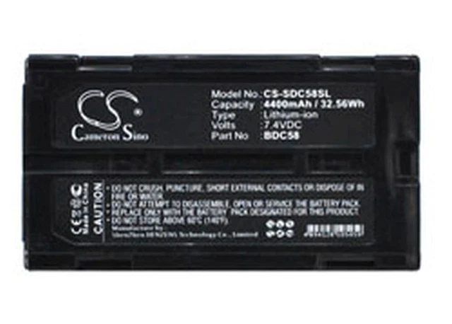 Replacement Battery For Cameron Sino Cs-Sdc58Sl 7.40V