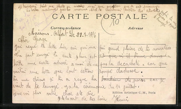 CPA Maisons-Alfort, la Rue de Charentonneau 2