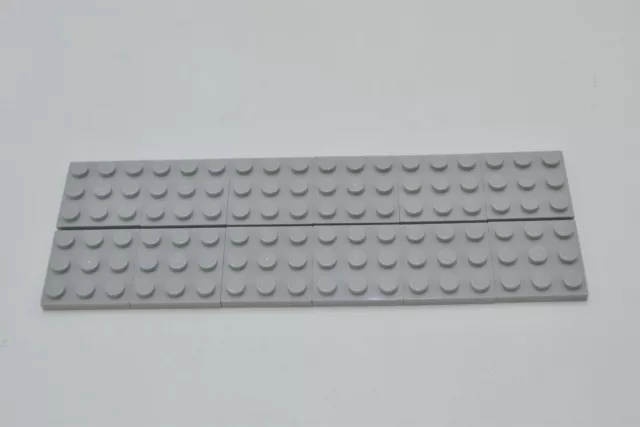LEGO 12 x piastra base grigio chiaro bluastro grigio chiaro piastra di base 3x3 11212 2