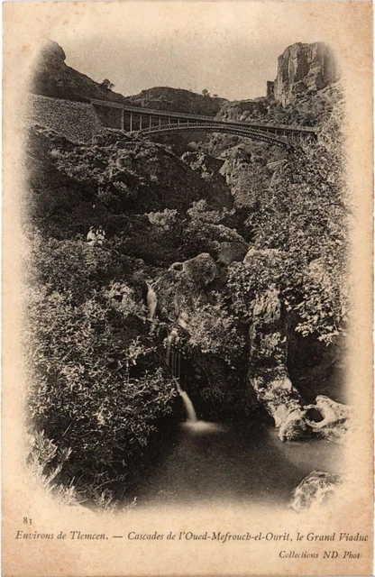 CPA AK TLEMCEN Env - Cascades de l'Oued-Mefrouch-el-Ourit ALGERIA (1189789)