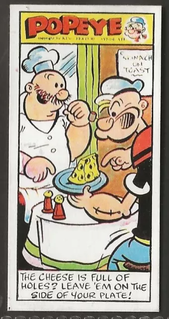 Primrose-Popeye 1960 (2Nd Series)-#21- Quality Card!!