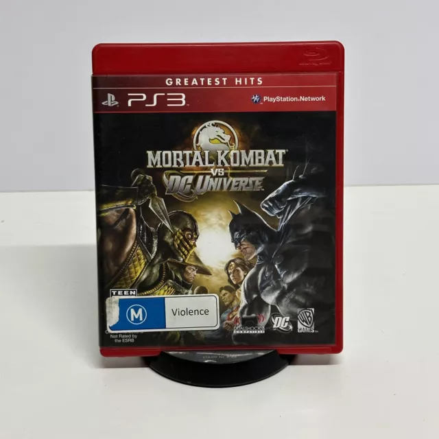 Mortal Kombat vs DC Universe PlayStation 3 PS3 Complete + Manual *VGC* FREE POST