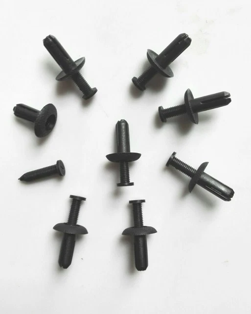 100 Push Type Clip Trim Retainer Rivet 8mm Hole For Honda For Mitsubishi